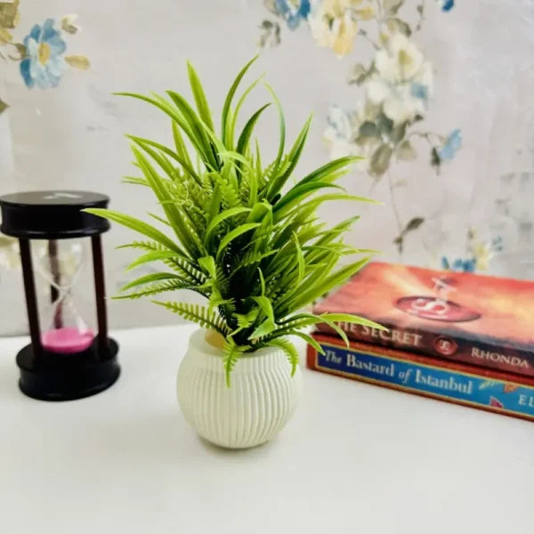 Super Pack Of 4 Mini Planters | Artificial Decoration Mini Plants