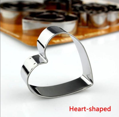 Wonderful 12-piece Stainless Steel Cookie Cutter Set – Diy Baking Molds In Star, Heart & Various Shapes – Multi-purpose Kitchen Tools For Cookies, Cakes, Fried Eggs & More