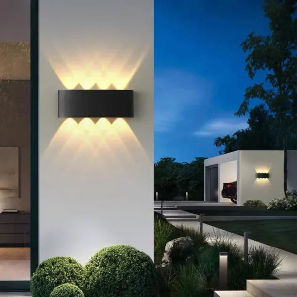 Super 8 Way 8 Side Outdoor Waterproof Wall Light, Fancy Led Light For Wall, Aluminium Ip65 Waterproof Outdoor Wall Lamps – 8 Watts