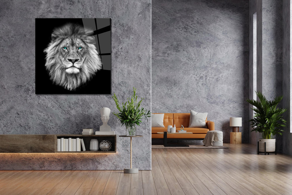 Royal Lion Family Metal Wall Art – Set Of 3 Panels (8×11 Inches Each) | Modern Metal Paintings For Home & Office Décor