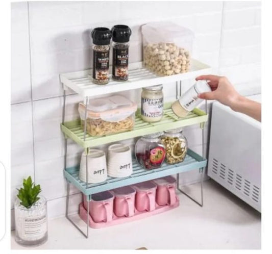 Royal Folding Stack Up Shelf For Spice Jars | Kitchen Accessories