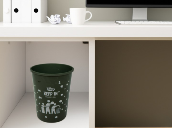 Wonderful Durable Plastic Dust Bin – 10 Liter Capacity | Multi Color | Compact Waste Basket For Home | Office, Kitchen, Bathroom – Easy To Clean & Lightweight Trash Can (random Design)