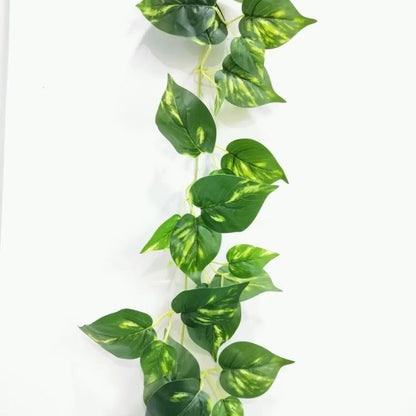 Green Leaves Bail Greenhome Plant Simulated Wide Application Plastic Decorative Green Vine Decor For Home