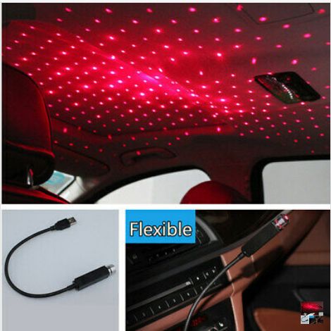Royal Led Galaxy Star Light Projector – Starry Sky Laser Night Light For Home Bedroom, Car Roof, And Ceiling Decoration – Usb-powered Ambient Light With Rotating Galaxy Effect – Ideal For Kids, Adults, Parties, And Relaxation – Red Color