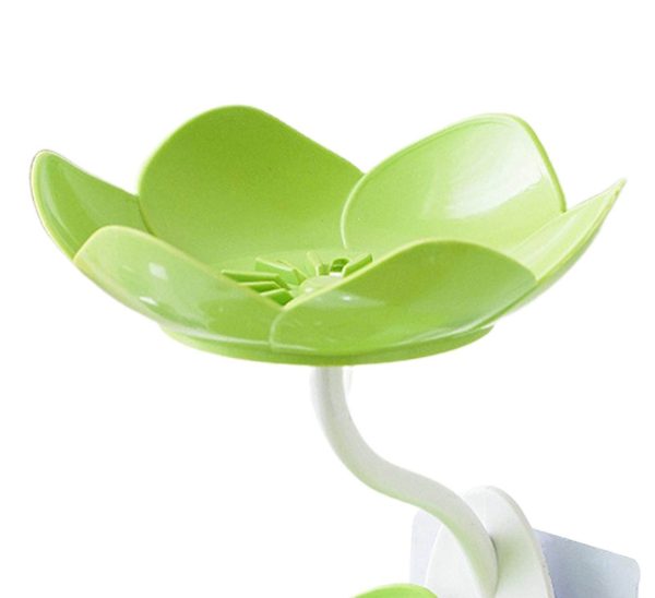 Premium Lotus Flower Wall-mounted Soap Holder – Self-draining Bathroom & Kitchen Organizer