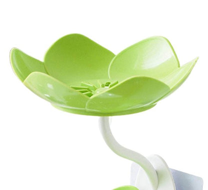 Premium Lotus Flower Wall-mounted Soap Holder – Self-draining Bathroom & Kitchen Organizer