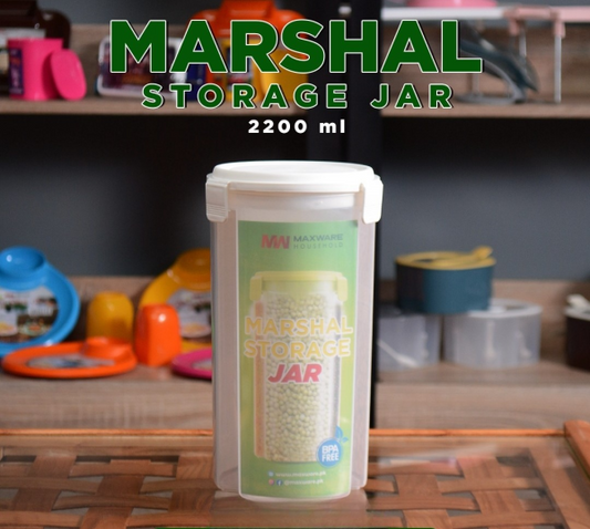 Grand Marshal Storage Jar – 3 In 1 Jar – 3 Portion Storage Jar (2200 Ml) (random Color)