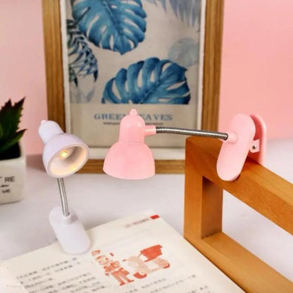 Grand Mini Book Light With Clip Portable Led Reading Lamp Travel Bedroom Night Light Night (random Color)