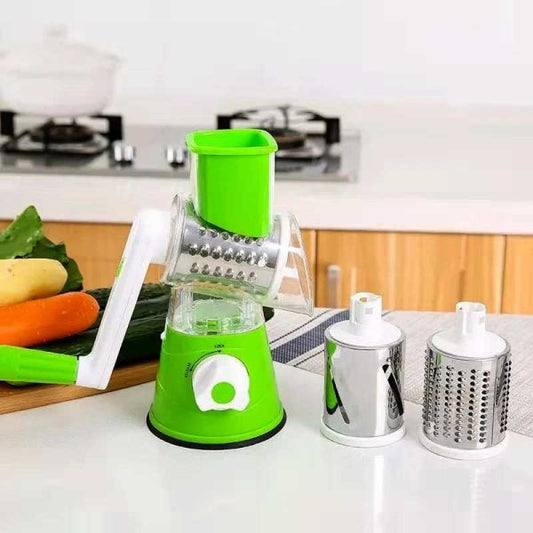 Wonderful Tabletop Drum Grater | Manual Vegetable Cutter Slicer & Grater | Multi-functional Kitchen Gadget ( Random Color )