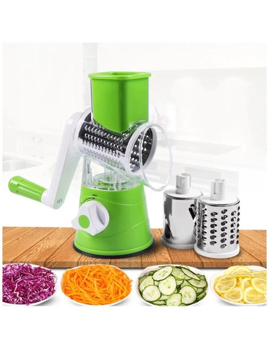 Wonderful Tabletop Drum Grater | Manual Vegetable Cutter Slicer & Grater | Multi-functional Kitchen Gadget ( Random Color )